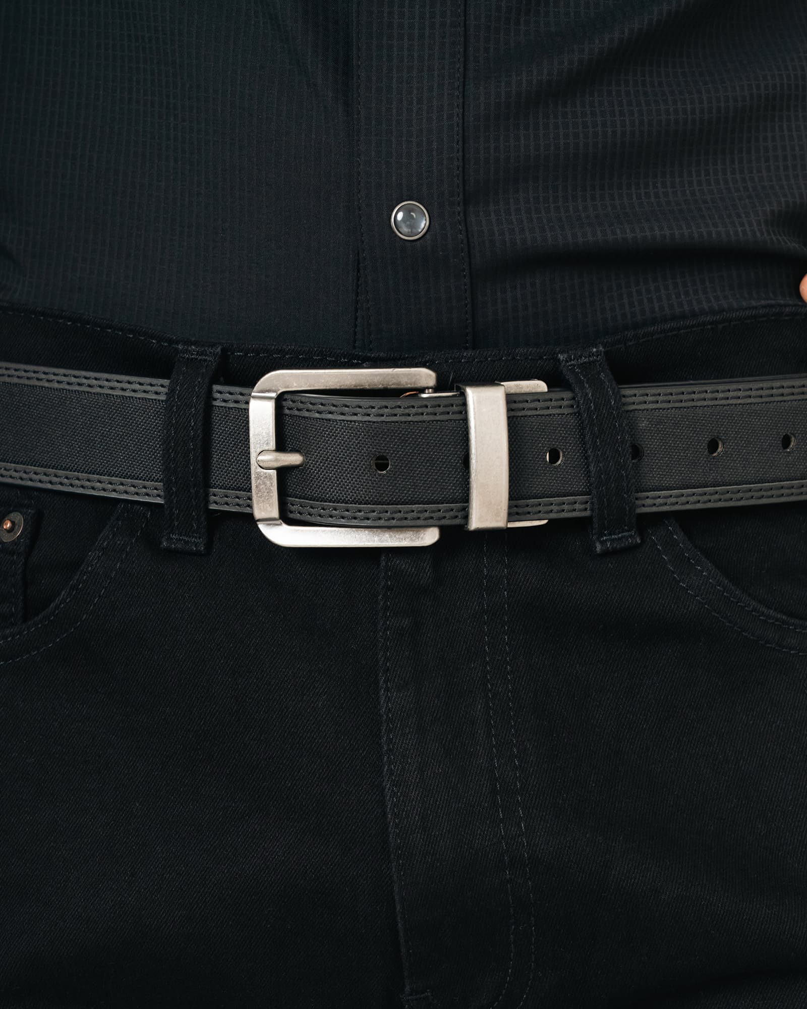MAJA Classic Belt with Holes Herradura