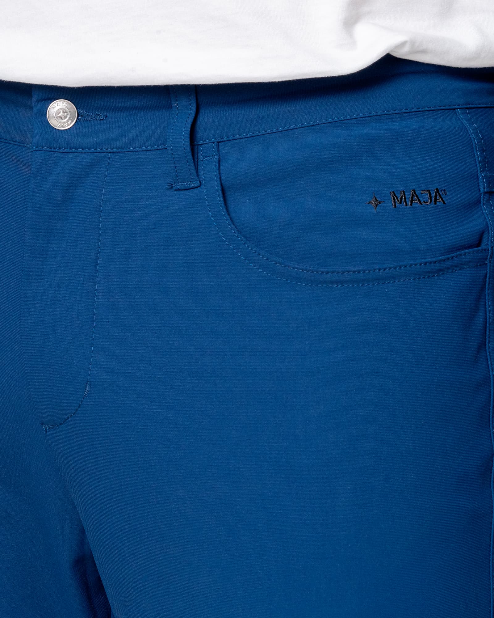 Origen® Pants, Navy Blue, back view, Regular fit, Polyester, with 4-way stretch fabric, versatile use