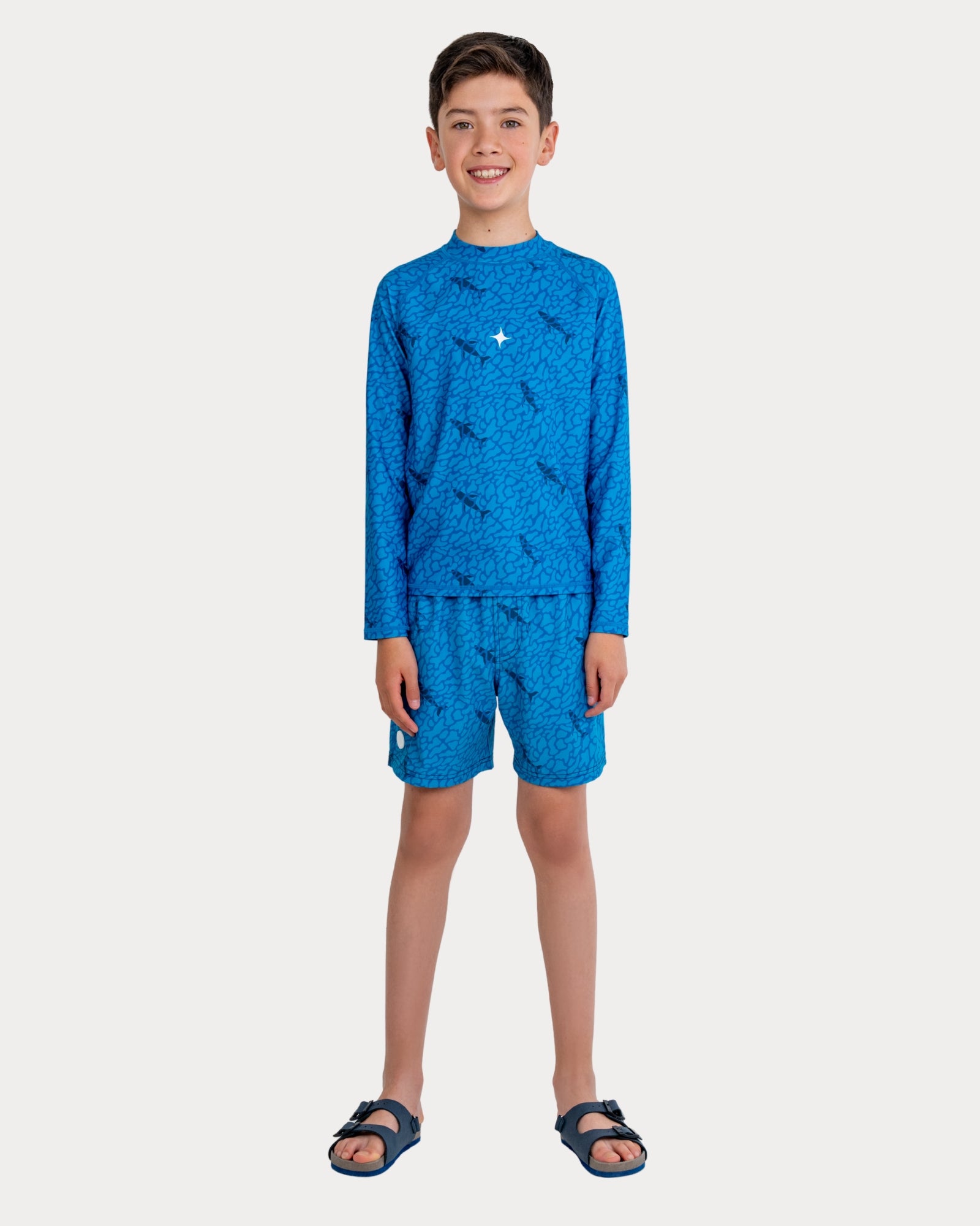 Set Playera Performance y Boardshort Ballena MAJA® KIDS