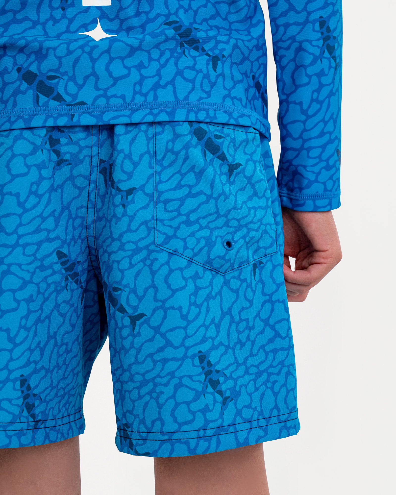 Set Playera Performance y Boardshort Ballena MAJA® KIDS