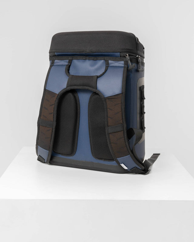 Santo Pattern Cooler, Navy Blue, back view, Polyester, with water-repellent, versatile use