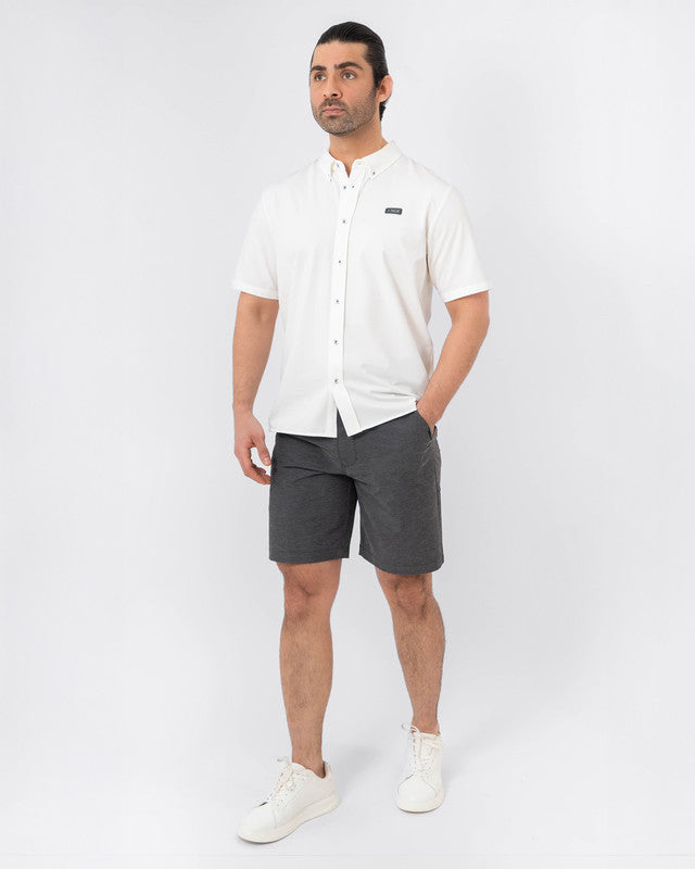 MAJA® Origen Shorts, Black, detail, Regular fit, Polyester, with water-repellent, comfortable for training