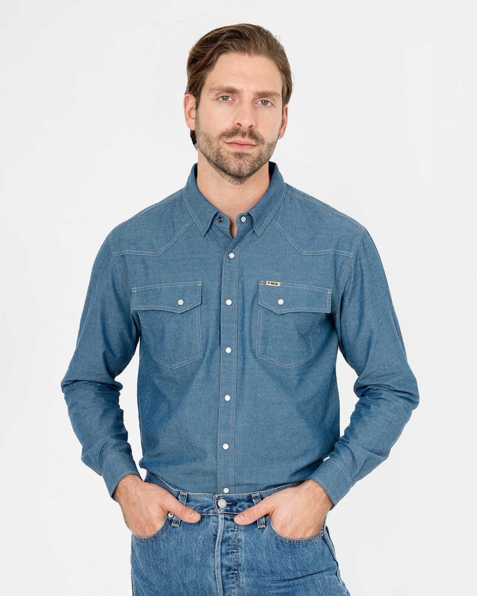 MAJA Galope Lightweight Denim Shirt