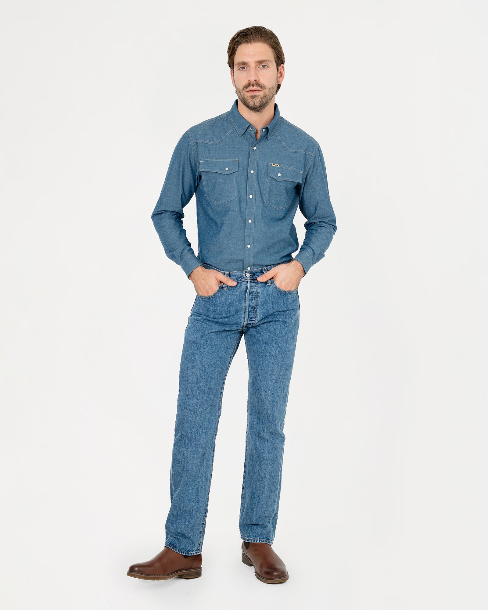 MAJA Galope Lightweight Denim Shirt