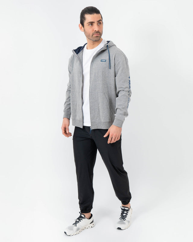 MAJA® Boreal Hoodie, Gray, detail, Slim fit, Polyester, with breathable, great for cold weather